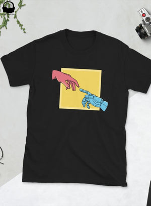 The Creation of Android T-Shirt - Black / S