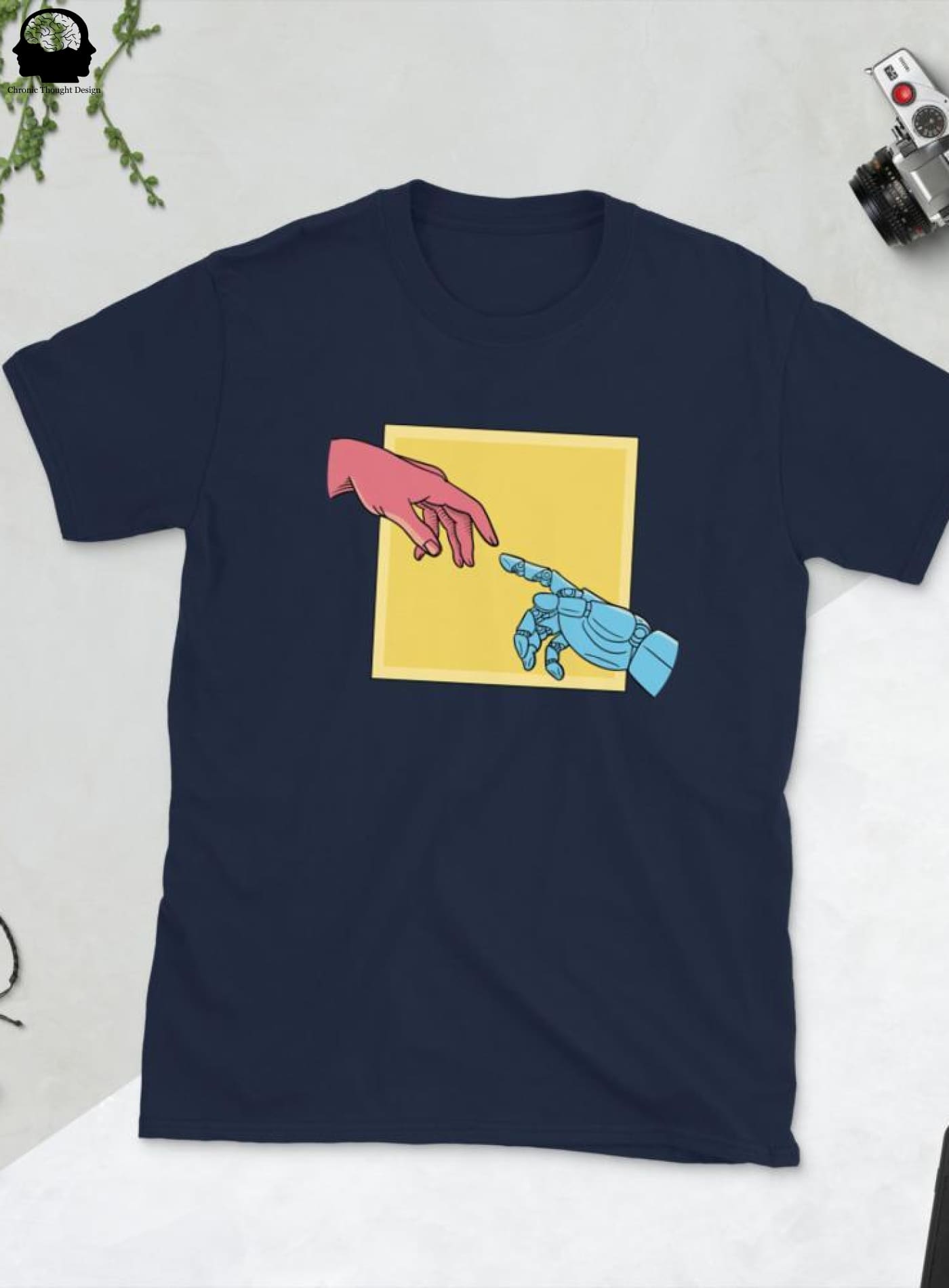 The Creation of Android T-Shirt - Navy / S